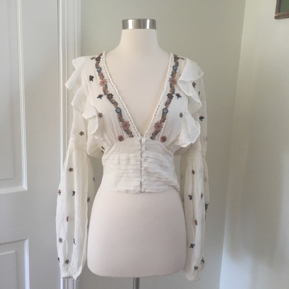 Free People Tops - Free People Blouse Size SP